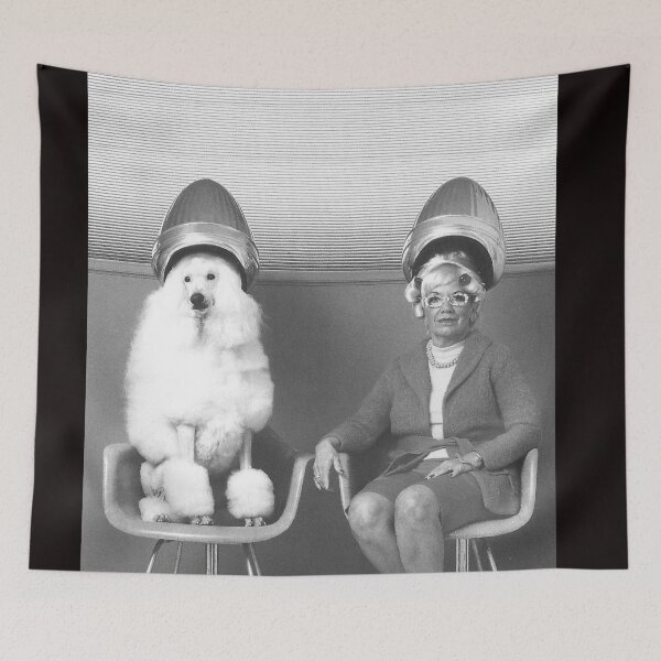 Item preview, Vintage dog cute photo Dogs retro pet barber grooming poodle designed and sold by Coolstuff4you71.