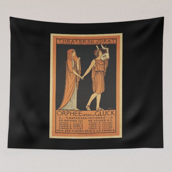 Item preview, retro orphee opera au theatre du jorat mezieres designed and sold by CorasPosters.