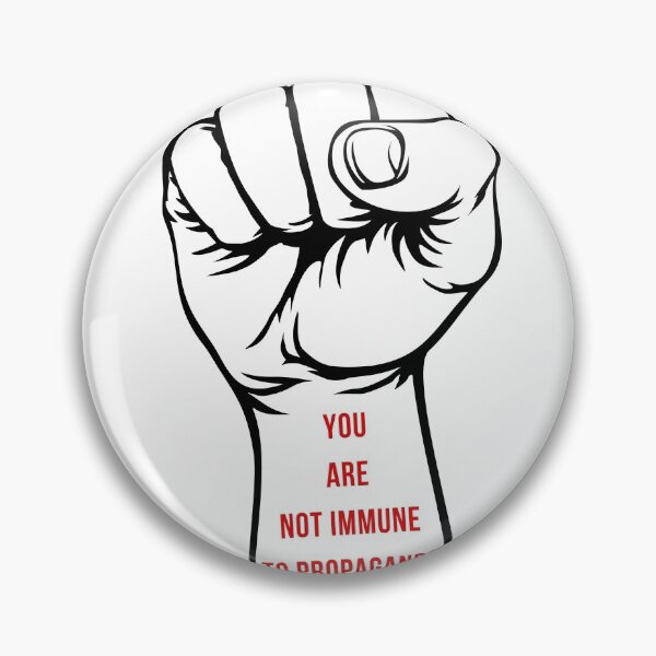 Item preview, You Are Not Immune To Propaganda Hand designed and sold by AutumnVibeShop.
