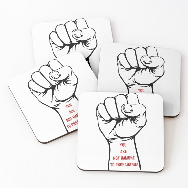 Item preview, You Are Not Immune To Propaganda Hand designed and sold by AutumnVibeShop.