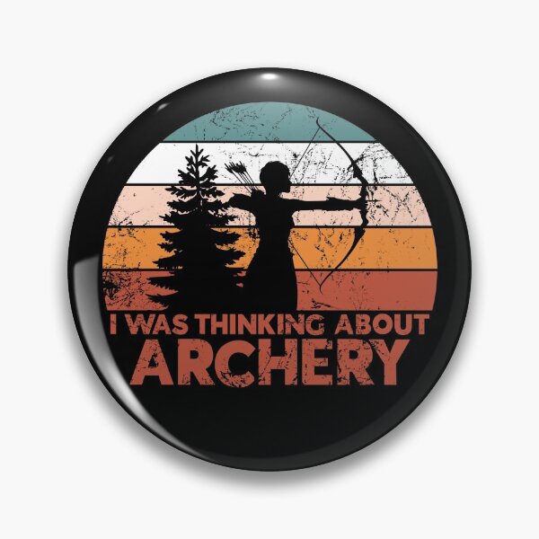 Item preview, I Was Thinking About Archery designed and sold by juvajay.