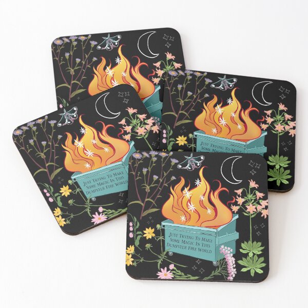 Item preview, Just Trying To Make Some Magic In This Dumpster Fire World designed and sold by fabfeminist.