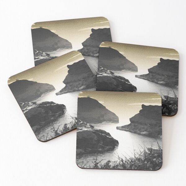 Item preview, Boscastle in Cornwall England watercolour effect designed and sold by Gerald Waters.