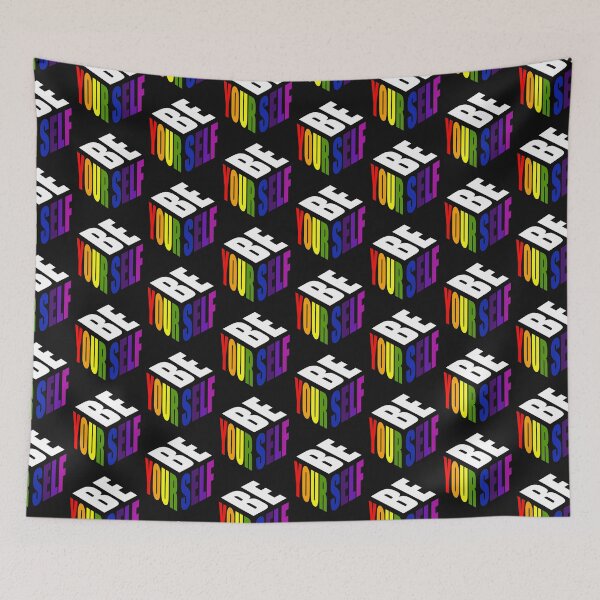 Item preview, Be Yourself Rainbow Cube designed and sold by lmcvinco.