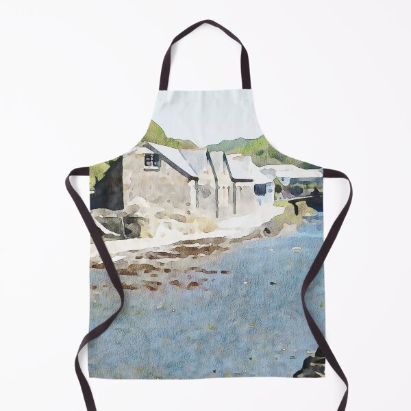 Item preview, Boscastle village in Cornwall England watercolour effect designed and sold by Gerald Waters.