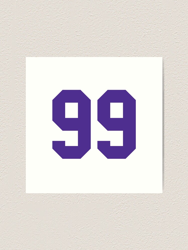 99 Number Cleveland Sports Ninety-Nine Brown Jersey Sticker for Sale by  HelloFromAja