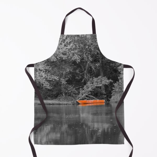Item preview, Orange Boat Waterscape Select Color designed and sold by mljdwhite.