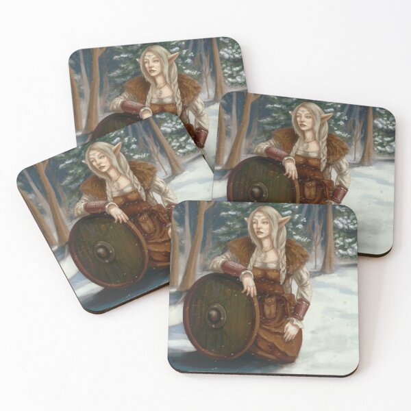 Item preview, Elf Warrior in Winter designed and sold by davehollandart.