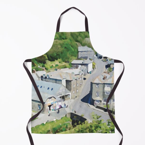 Item preview, Boscastle village in Cornwall England watercolour effect designed and sold by Gerald Waters.