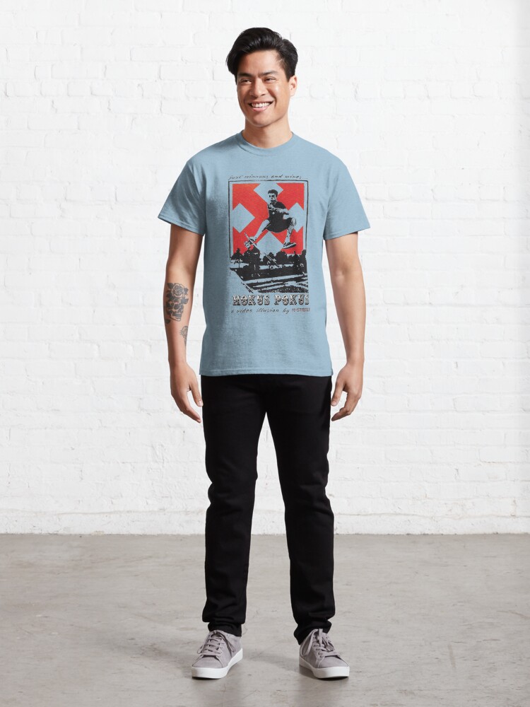 Alternate view of Hokus pokus, H-Street skateboard t shirt design. Classic T-Shirt