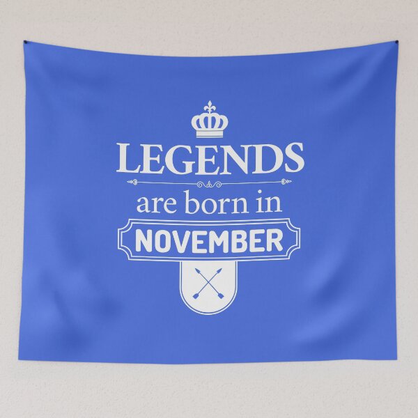 Item preview, Legends Are Born In November | Birthday Gift | designed and sold by Minimalwiz.