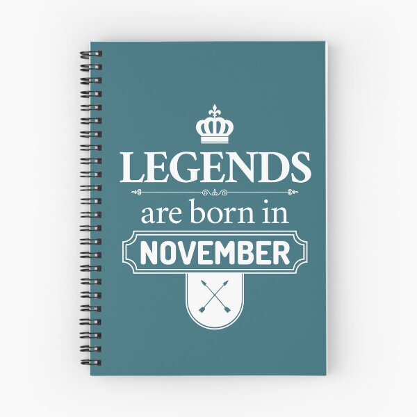 Item preview, Legends Are Born In November | Birthday Gift | designed and sold by Minimalwiz.