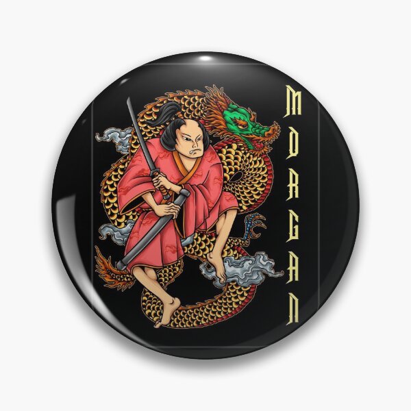 Item preview, ▶ ️ ▶ ️ SAMURAI DRAGON ◀ ️ JAPANESE ART designed and sold by KHAOTICSHOP.
