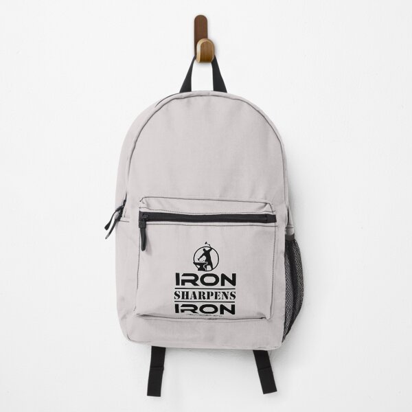 Item preview, Proverbs 27:17, “Iron sharpens iron, designed and sold by BibleGears.