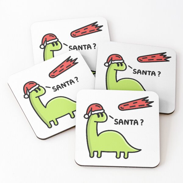 Item preview, Christmas Dinosaur Santa Claus Meteor designed and sold by hadicazvysavaca.