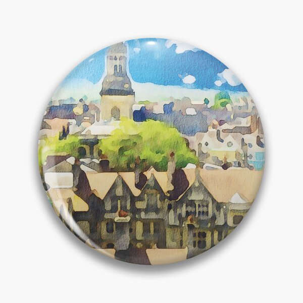 Item preview, Oxford town in England watercolour effect designed and sold by Gerald Waters.