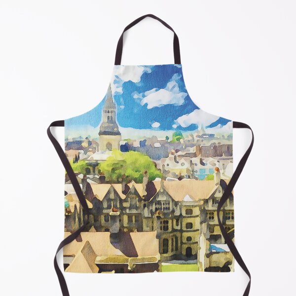 Item preview, Oxford town in England watercolour effect designed and sold by Gerald Waters.