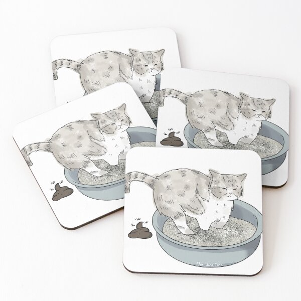 Item preview, Cat poop meme designed and sold by NotJustCats.