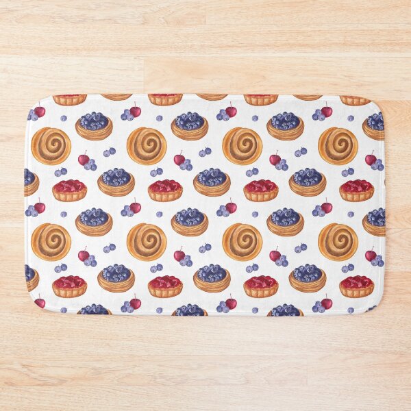 Item preview, Cinnamon rolls and berries tartlets designed and sold by Flowersforbear.