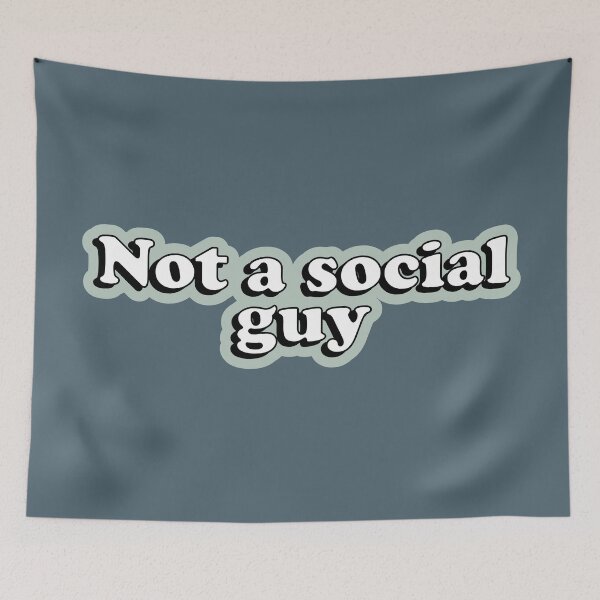 Item preview, Not A Social Guy - Funny Antisocial Introvert Jokes designed and sold by Skinpedia.