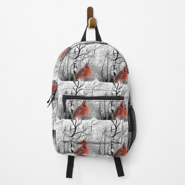 Item preview, RED ORANGE CARDINAL IN WINTER WONDERLAND designed and sold by whitedove457.