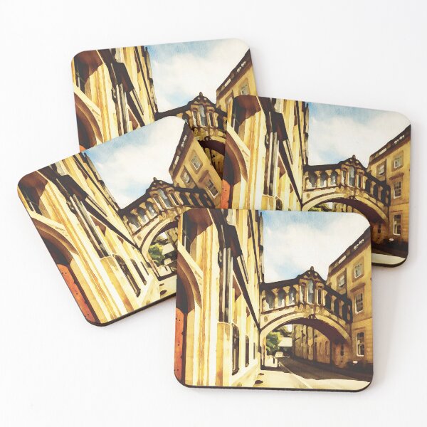 Item preview, Bridge in Oxford town in England watercolour effect designed and sold by Gerald Waters.
