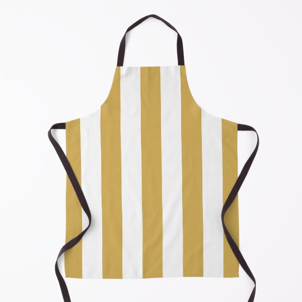 Item preview, Medium GOLD and WHITE Vertical STRIPES designed and sold by RachelMacht.