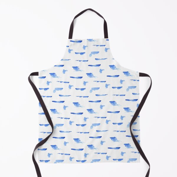 Item preview, Watercolor blue paint strokes designed and sold by Flowersforbear.