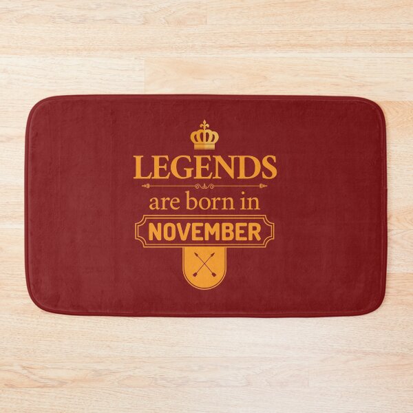 Item preview, Legends Are Born In November | Birthday Gift | designed and sold by Minimalwiz.