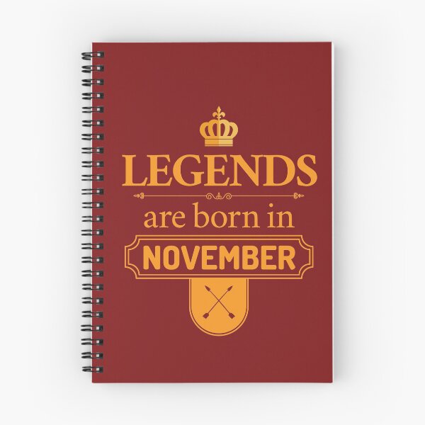 Item preview, Legends Are Born In November | Birthday Gift | designed and sold by Minimalwiz.