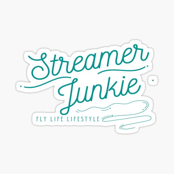 Item preview, Streamer Junkie Fly Fishing Graphic designed and sold by FlyLifeApparel.