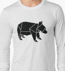 Origami Bear Long Sleeve T-Shirt