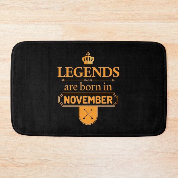 Item preview, Legends Are Born In November | Birthday Gift | designed and sold by Minimalwiz.