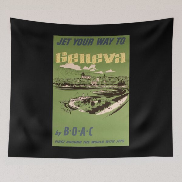 Artikelvorschau, retro Geneva entworfen und verkauft von CorasPosters.