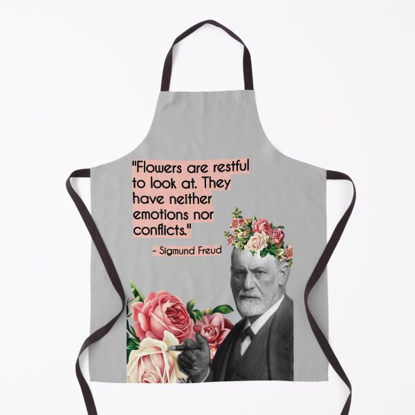 Item preview, Sigmund Freud Quote About Flowers, Aesthetic Collage Art, Birthday Gift Idea designed and sold by avit1.