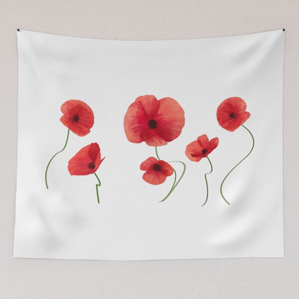 Item preview, Remembrace Day Poppy Mask designed and sold by sketchypages.