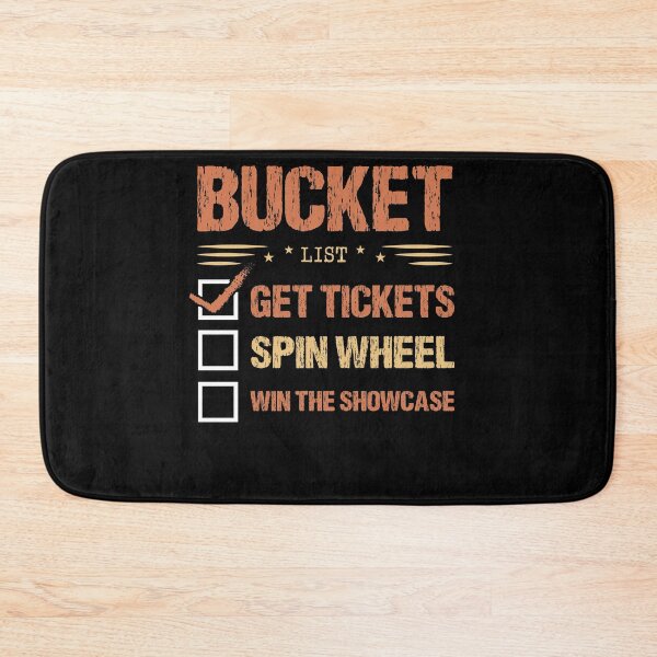 Item preview, Bucket List Get Tickets Spin Wheel Win The Showcase Checkbox designed and sold by shirti.
