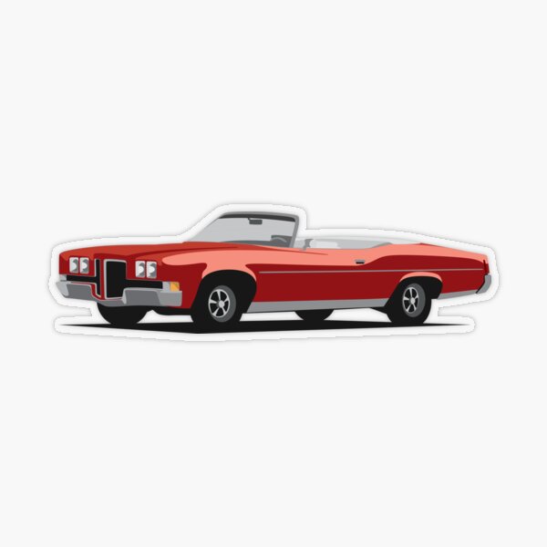 Oldsmobile Cutlass Supreme Sticker for Sale by Doug1234