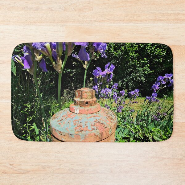 Item preview, Hydrant and flowers designed and sold by frankuffmann.