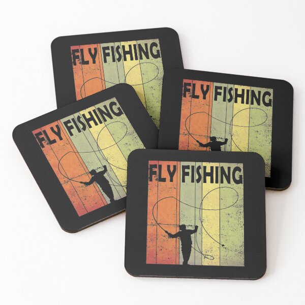 Item preview, retro vintage fly fishing gift for fly fishing lovers designed and sold by Space Art.