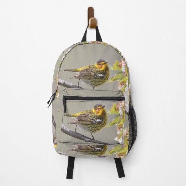 Item preview, Cape May Warbler on Cherry Blossoms  designed and sold by PixlPixi.