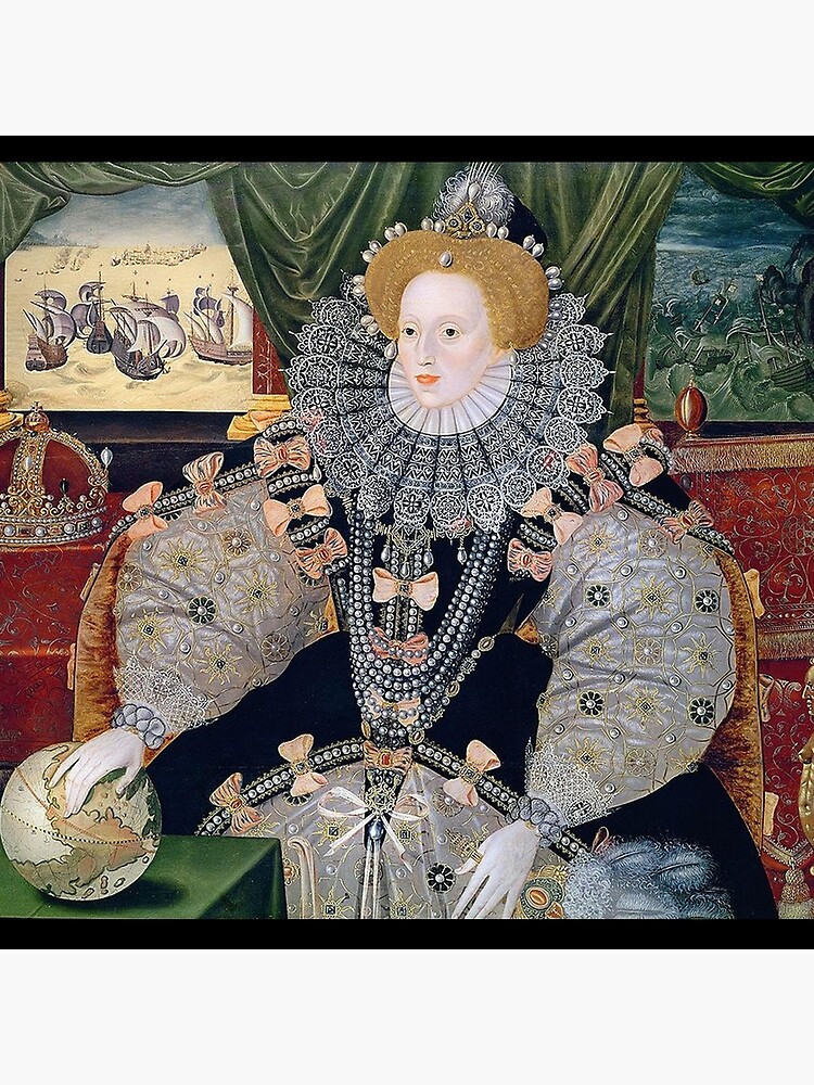Queen Elizabeth I. Armada Portrait. by TOMSREDBUBBLE