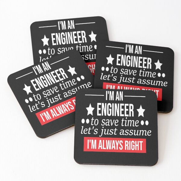 Item preview, funny engineer gift i m an engineer to save time let s just assume i m always right designed and sold by alaechamlal.