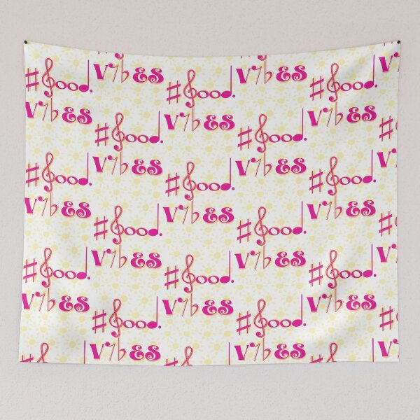 Item preview, #Good Vibes Pink/Orange designed and sold by What is Opera,  Anyway?.