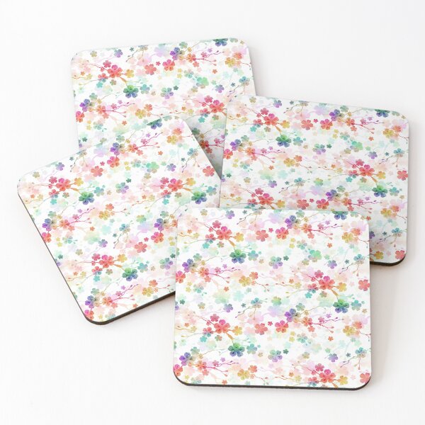 Item preview, Colorful Aesthetic Sakura Cherry Blossom Patterns designed and sold by NiAArtland.