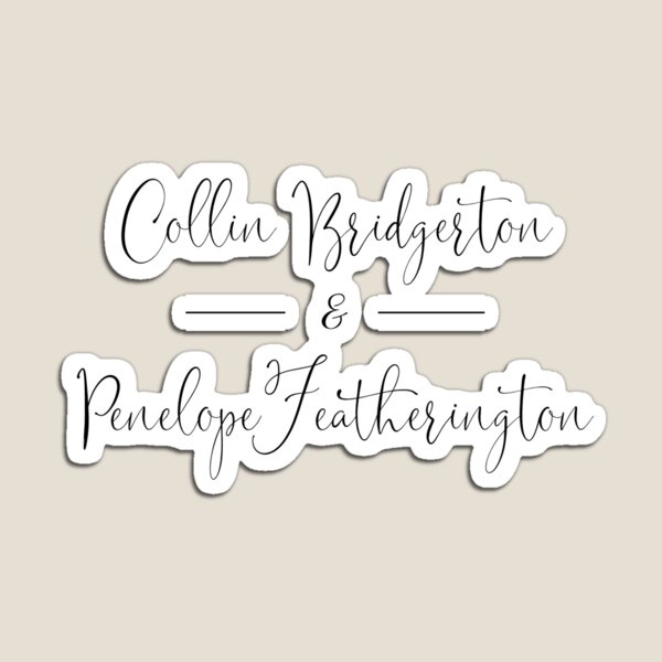 Aperçu de l'œuvre Collin Bridgerton et Penelope Featherington créée et vendue par NOARA STUDIO.