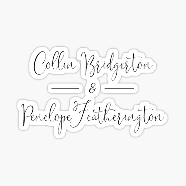 Aperçu de l'œuvre Collin Bridgerton et Penelope Featherington créée et vendue par NOARA STUDIO.