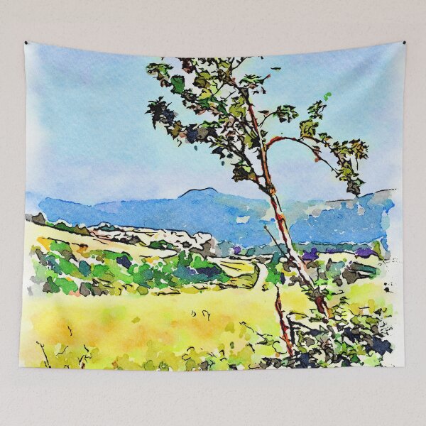 Item preview, Borrello: landscape with tree designed and sold by Giuseppe Cocco.