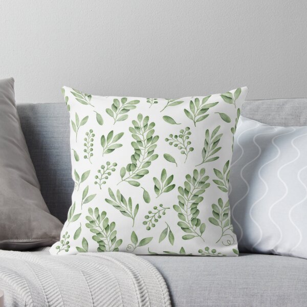 Item preview, Green leaves seamless pattern designed and sold by helga-wigandt.