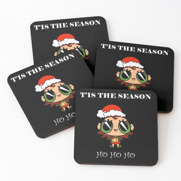 Item preview, Cute Toon Chibi Christmas Elf Declaring T'is The Season designed and sold by StormyMuse.